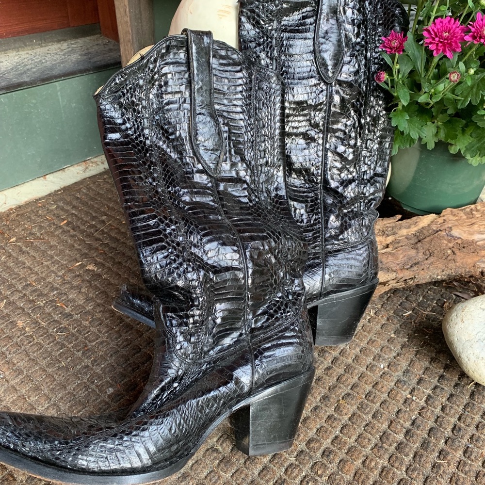 Snakeskin Cowboy Boots